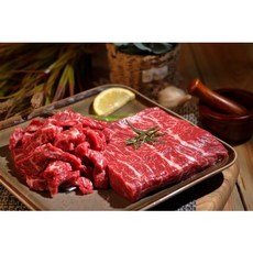 [산들목장]1++등급 한우 국거리 200g 400g 국내산 국거리용, 1++등급 한우 국거리 400g, 1개
