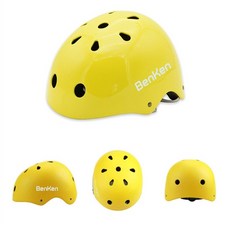 스키 보드 헬멧 안전모 Benken 십대 성인 운동 멀티 스포츠 안전 mtb 사이클링 스케이트 스케이트 스쿠터 오토바이, 노란색, 내가 58-61cm