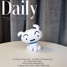 Palm tree당일출발 흰둥이 피규어12CM/28CM 짱구 피규어