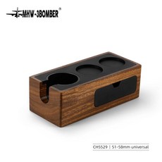 바리스타용 커피 포터필터 탬퍼 거치대 에스프레소 매트 스탠드 나, 2.51-58mm, 1개