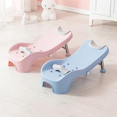 어린이 간이 샴푸대 아이 머리감는의자 접이식 샴푸의자, 블루, 1개