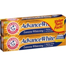 암&amp;허머 익스트림 화이트닝 170g x 2개를 이득 팩 ARM&amp;HAMMER Extreme Whitening Baking Soda&am, 1