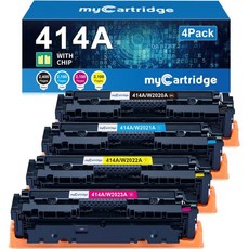 414A 토너 카트리지 4팩칩 포함 컬러 레이저젯 프로 MFP M479fdw M479fdn M479dw Pro M454dw M479dn M454dn M454 프린터 잉크 W20