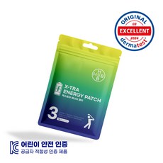 바이오너 HEB 햅 스텝 3 붙이는 아르기닌 엑스트라 에너지 패치, 1개, 10개입