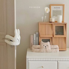 문고리인형 안전문고리 문틈끼임방지인형 문닫힘인형, 곰, 1개