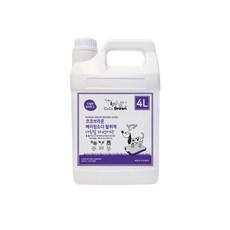  코코브라운 [무배]소변냄세 탈취제 Dog 4L-리필 네추럴라벤더향, 4개 