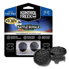PlayStation 4(PS4) 및 5(PS5)용 KontrolFreek FPS Freek Battle Royale Nightfall | 성능 썸스틱 2 하이라이즈 볼록 블랙, 1개