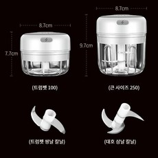 전동 마늘 다지기 미션 완수 고효율 마늘 까는기, [250ML/영어 포장/유도]: 그린 슈트, 100-2000년, 1개