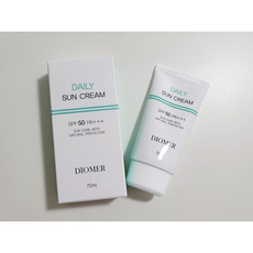 [﻿DIOMER] 디오메르 데일리 선크림 에스테틱 전용 스킨케어 톤업크림, 1개, 70ml