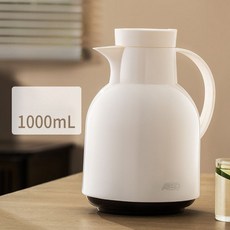 보온보냉 주전자 1L 1.5L, A. 아이보리 화이트 (1L)