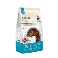 무마진 강아지 전연령용 연어&황태 소프트사료, 연어+황태, 1kg, 1개 - 강아지반습식사료