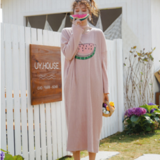 빅사이즈골지원피스잠옷