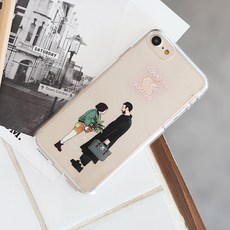 ksw4273 LG G4(F500) 네온 아저씨와소녀 젤리 케이스