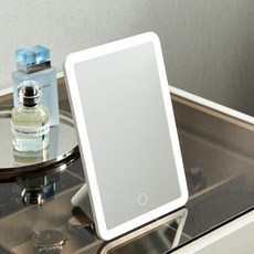 한샘 오즈 LED 거울 스퀘어형, 없음