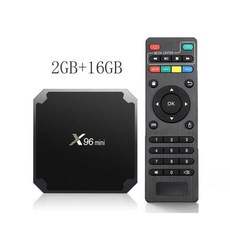 X96mini Tv Box 2024 안드로이드 9 Amlogic S905W 쿼드 코어 HDR10 4K 2GB 8GB 16GB 미디어 플레이어 H265 Iptv 홈 시어터, 4) Eu 플러그  2GB16GB - h.265미디어플레이어