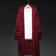 라오농 ~5XL 빅사이즈 남자 간절기 후드 롱 니트 가디건 자켓+KIGlig578X