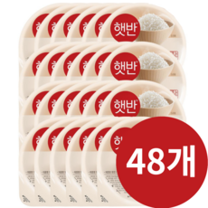 햇반 백미밥, 92.987kg, 48개