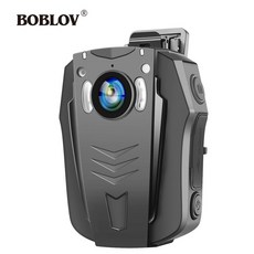 BOBOLOV PD70 WiFi 폴리스 카메라 1296P 웨어러블 바디 IR 야간 시력 메모리 오디오 녹음 미니 카메라 캠코더, 01 32GB