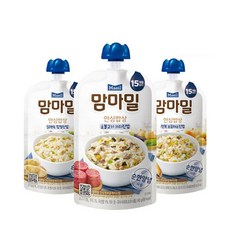 맘마밀 안심이유식 15개월 (소불고기가지 닭백숙찹살 전복모듬채소)