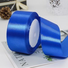 기본 새틴 공단 리본끈 40mm 22m, 40# 코발트블루 40# 코발트블루