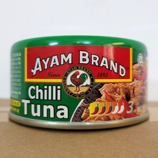AYAM 칠리 참치 통조림 (할랄) 160g, 1개