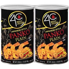 4C 일반 일본식 판코 빵가루 2팩 4C Plain Japanese Style Panko Bread Crumbs 2 Pack