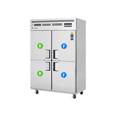 부성 에베레스트 업소용 냉장고 B126-4 단도어 냉장고(기계실 상부), B126-4RFOS-E(1/2냉동)