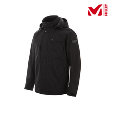 밀레 [가을겨울] 남자 블랙색상 GTX 고어텍스 소재를 사용한 안감 있는 가을 간절기 혹은 초겨울까지 입기 좋은 남성 방풍 바람막이 자켓