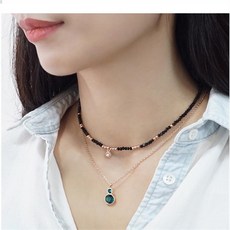 지그재그진주목걸이