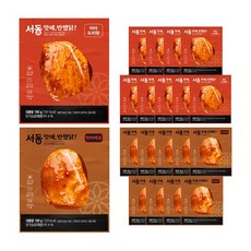 서동 맛에 반했닭 닭가슴살 2종 혼합 (핫바베큐10 + 마라도리탕맛10 / 총 20팩), 20개, 100g