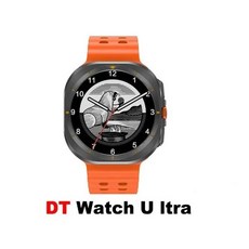 2024 DT Watch Ultra SmartWatch 남녀공용 스포츠 스마트 워치 로컬 음악 블루투스 통화 3D 메뉴 47mm 32Gb, 한개옵션2, 한개옵션1, 03 주황색