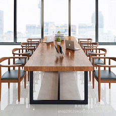 우드슬랩 스타벅스 테이블 식탁 10인용 고재 2 3 m