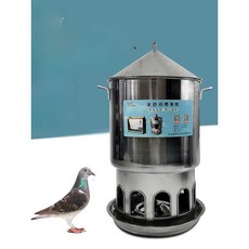  닭먹이통 대형 자동 닭사료통 비둘기 닭장 급식기, 가로100cm wifi 60kg 사료공급 기계 