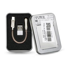 꼬다리DAC 오디오 휴대용 포터블DAC USB C타입-3.5mm 어댑터 하이파이 DAC 헤드폰 앰프 인터페이스 이어폰 SNR128dB 32B 384kHz CX31993, 2.Silver CX31993 - hipdac