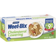 새니테리엄 위트 빅스 콜레스테롤 저하 브랙퍼스트 시리얼 Sanitarium Weet bix Cholesterol Lowering Breakfast Cereal 440g, 1개