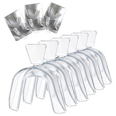 연삭 치아 용 입 가드 미백 트레이 성형 가능한 나이트 코골이 Bruxism E0BD, 1개, 1개입
