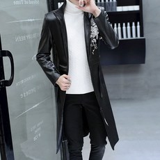 남자가죽코트
