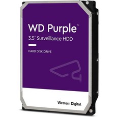 Western Digital 4TB WD Purple Surveillance 내장 하드 드라이브 HDD SATA 6Gb/s 256MB 캐시 3.5인치 WD43PURZ, 256 MB Cache, 10TB - wd43purz