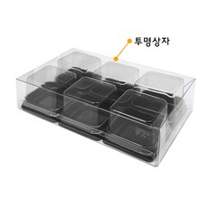 새담 화과자 6구 투명케이스 10개, 1개 (10개입)
