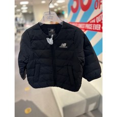 뉴발란스 키즈 패딩 초경량패딩 에센셜 블랙 FS109