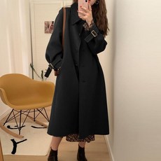 럭키슈에뜨블랙롱코트