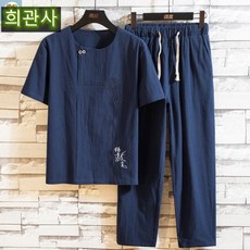 남성린넨상하셋트