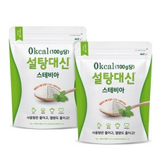 설탕대신 스테비아 대용량 에리스리톨 효소처리 설탕 대체 1kg + 1kg (총 2kg), 2개