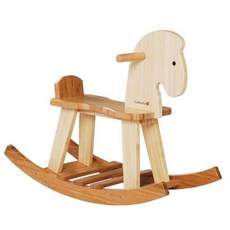 유아용원목목마