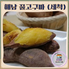 [돋을볕] 해남 꿀 고구마 100% 친환경농법 (NO 살충제) / 특상, 1박스, (세척) 특상 10kg (개당 120-200g)