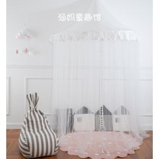 침대 캐노피 INS 노르딕 소녀 심방 장식 침대 반달 천장 천장, 옵션01
