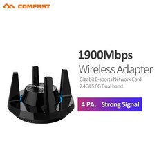 CF958AC 1900Mbps 듀얼 밴드 네트워크 카드 usb 30 24G 및 58G WiFi 동글 어댑터 외부 4 3dBi 안테나 지원 Kali Linux Windows - cf-958ac