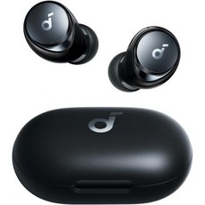 블루투스 이어폰 운동 헤드셋 스포츠 자전거 Anker Space A40의 사운드코어 자동 조절 액티브 노이즈 캔슬링 무선 이어버드 소음 최대 98 감소 50시간 재생 고해, Black