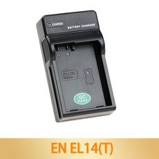 FB EN-EL14(T) 단일 슬롯 마이크로 USB 입력 포트 경량 휴대용 카메라 배터리 충전기 Nikon 호환 가능, 01 FB-DC-EN-EL14(T)