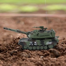 무선탱크 RC탱크 무선 오프로드 RC 원격 탱크 전차 시뮬레이션 촬영 제어 자동차 모델